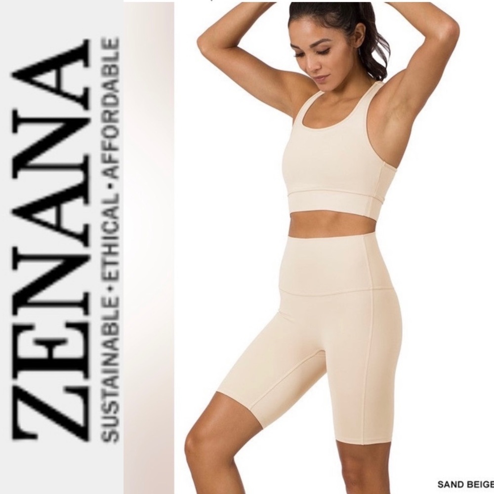 NEW Zenana Athletic Tank Top & Biker Shorts Set.